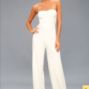 Lulu’s White Strapless Jumper